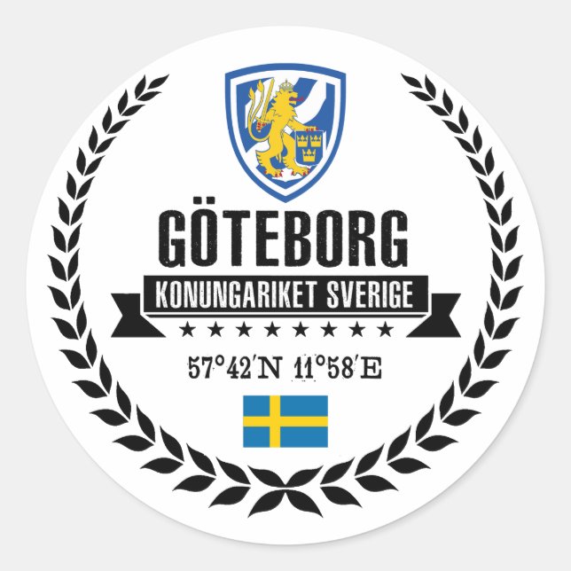 Sticker Rond Göteborg (Devant)