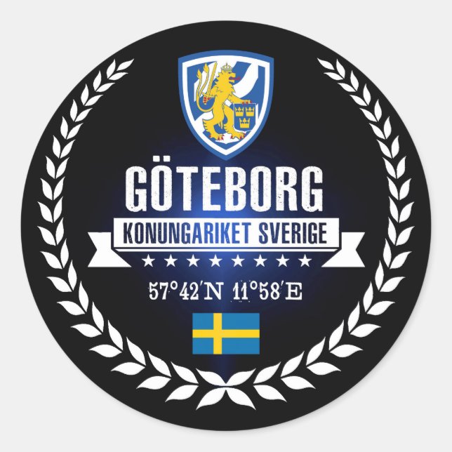 Sticker Rond Göteborg (Devant)
