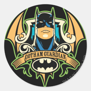 Sticker Rond Gotham Guardian