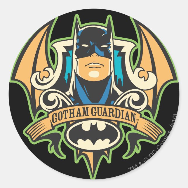 Sticker Rond Gotham Guardian (Devant)