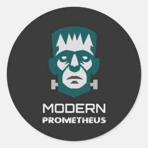 Sticker Rond Gothic Horror Monster Dark Fantasy