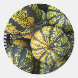 Sticker Rond Gourdes