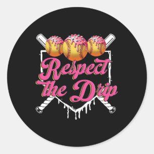 Sticker Rond Goutte douce pour garçons glace jeunesse respecte