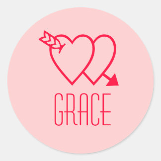 Sticker Rond Grâce