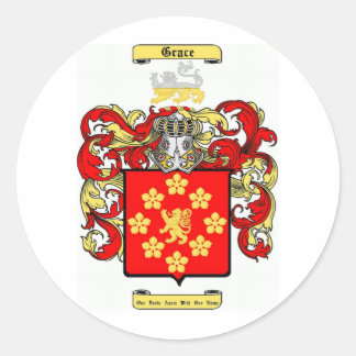 Sticker Rond Grâce