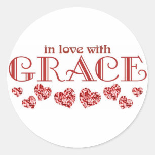 Sticker Rond Grâce