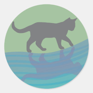 Sticker Rond Grace de la rivière