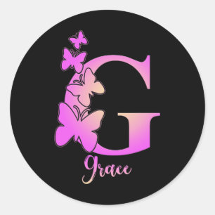 Sticker Rond Grace inspiration scolaire