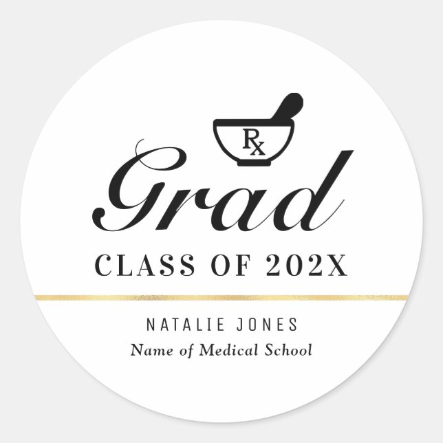 Sticker Rond graduation de la phanarcie noire simple (Devant)