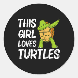 Sticker Rond Graffiti de tortue cool Manga Anime Character 367