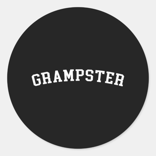 Sticker Rond Grampster (Devant)