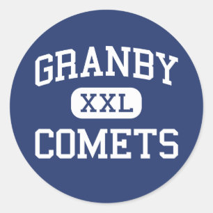 Sticker Rond Granby - Comets - Lycée - Norfolk Virginia