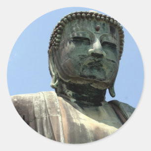 Sticker Rond grand bouddha de kamakura