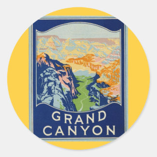 Sticker Rond Grand Canyon