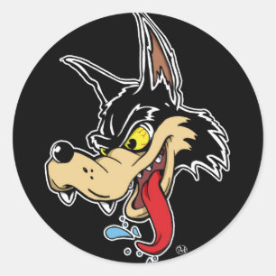 Sticker Rond Grand Mauvais