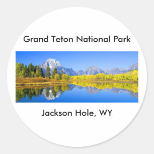 Sticker Rond Grand Teton National Park Series 1