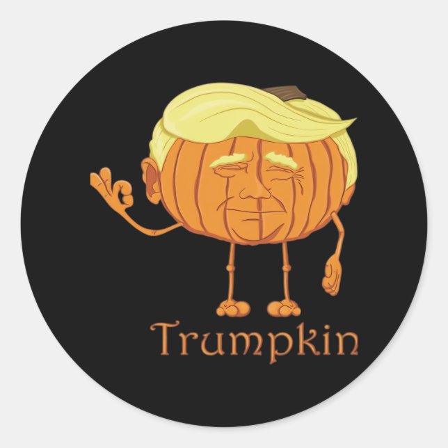 Sticker Rond Grand Trumpkin Parfait & Classic (Devant)