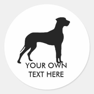Sticker Rond Grande Dane