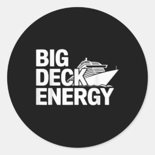 Sticker Rond Grande Deck Energy Cruise Vacances bateau