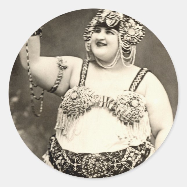 Sticker Rond Grande et belle (Devant)