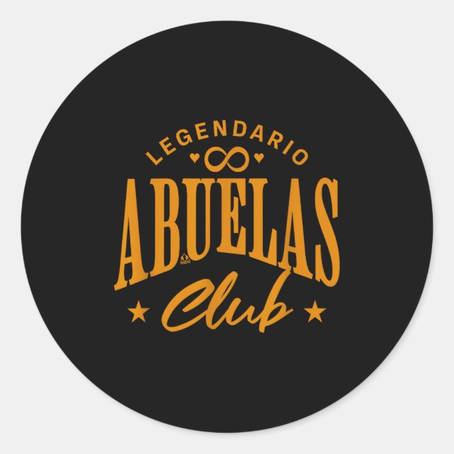 Sticker Rond Grandmothers' Pride - Club Legendario De Los Abuel (Devant)