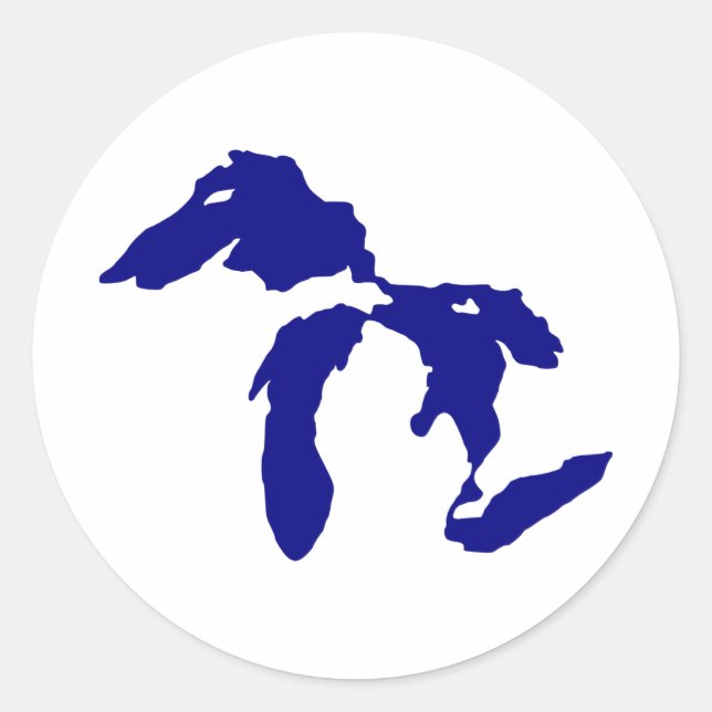 Sticker Rond Grands Lacs (Devant)