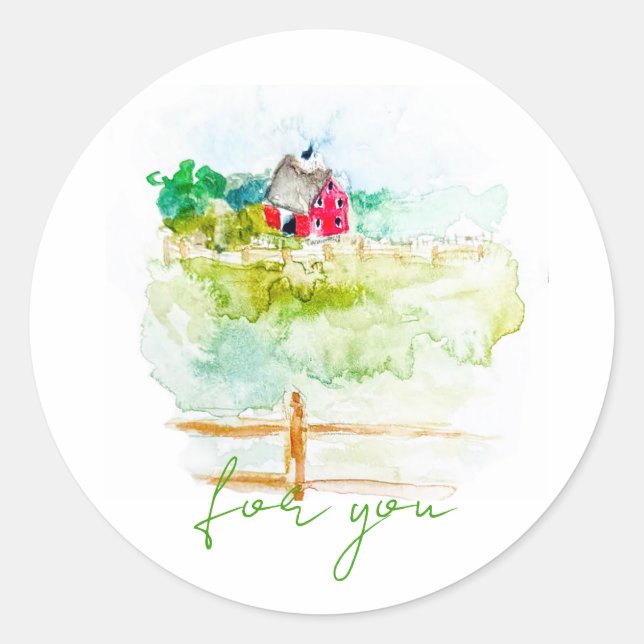 Sticker Rond Grange (Devant)