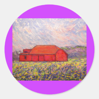 Sticker Rond grange avec iris