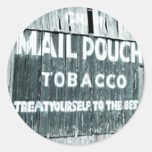 Sticker Rond Grange de tabac de poche de courrier de