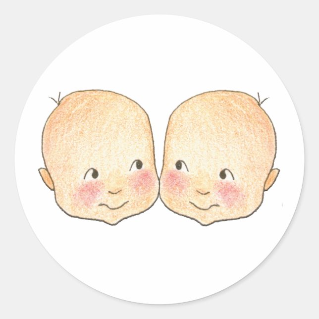 Sticker Rond Graphique Boy Boy Twins (Devant)