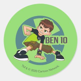 Sticker Rond Graphique de Ben Tennyson Omnitrix