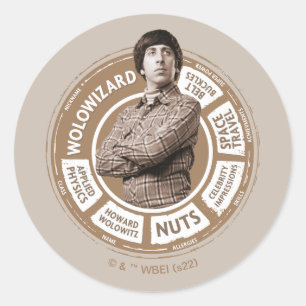 Sticker Rond Graphique Howard Info