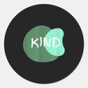 Sticker Rond Graphique type Le devis positif santé mentale Desi
