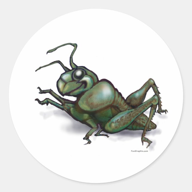 Sticker Rond Grasshopper (Devant)