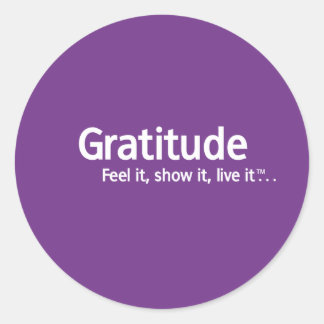 Sticker Rond Gratitude - Thpense Shapers™