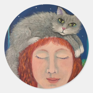 Sticker Rond Gray