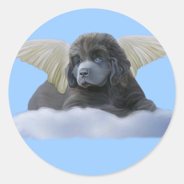 Sticker Rond Gray Angel ~ Je crois (Devant)