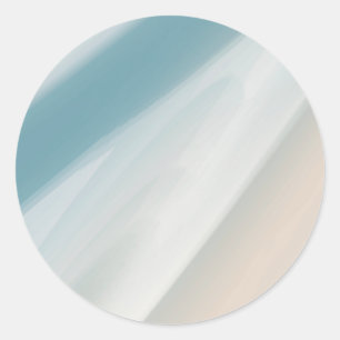 Sticker Rond Gray-blue et beige.