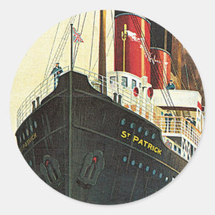 Sticker Rond Great Western Railway - Vers l'Irlande