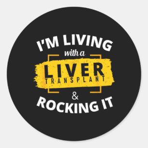 Sticker Rond Greffe du foie