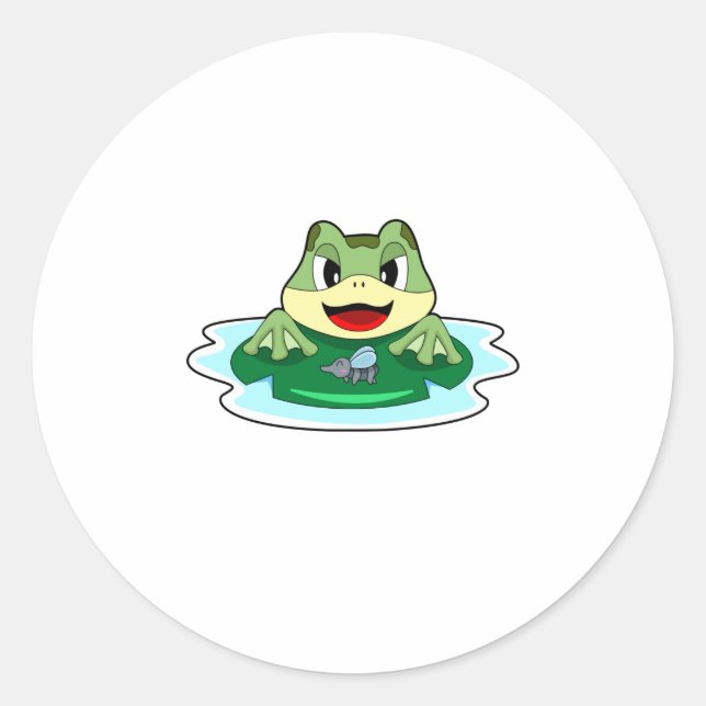 Sticker Rond Grenouille (Devant)