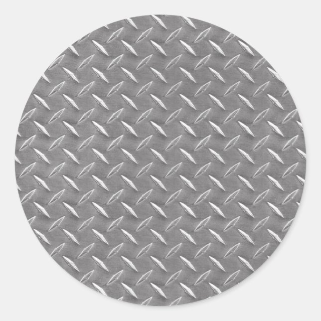 Sticker Rond Grey Diamond (Devant)