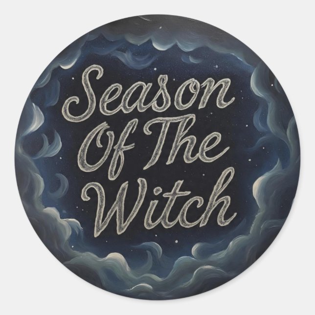 Sticker Rond GreySeasonOfTheWitch  (Devant)