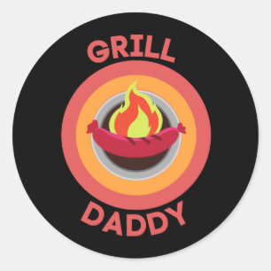 STICKER ROND GRILL DADDY
