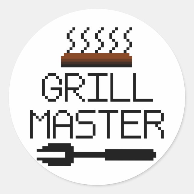 STICKER ROND GRILL MASTER (Devant)