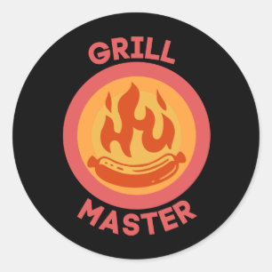 STICKER ROND GRILL MASTER