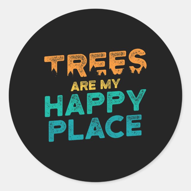 Sticker Rond Grimpée aux arbres _2 (Devant)