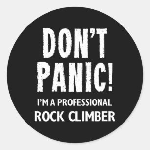 Sticker Rond Grimpeur