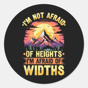 Sticker Rond Grimpeur Rétro Extérieur Montagne Boulder Rock Cli