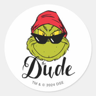 Sticker Rond Grinch Le Mec
